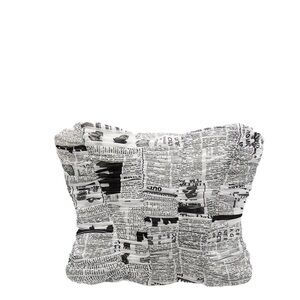 Newspaper Print crop top